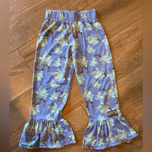 Matilda Jane girls floral Character Counts Marlin Big Ruffle  Size 10 pants